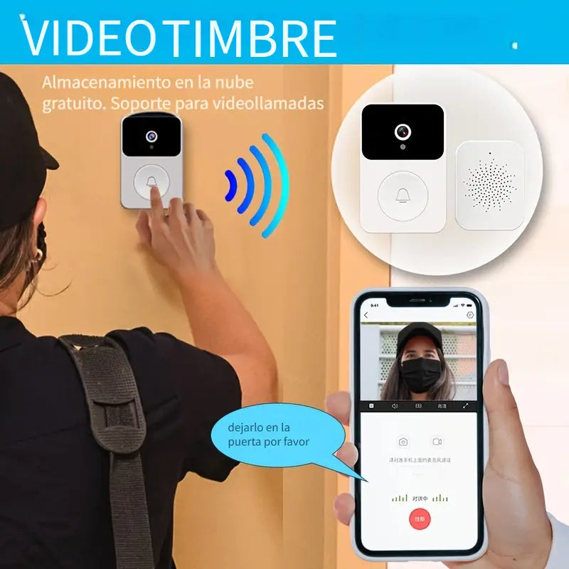 timbre de video inalámbrico