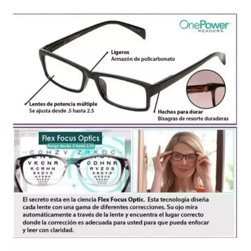 LENTES ONE POWER DE ENFOQUE AUTOMATICO