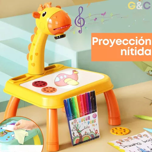 PROYECTOR DE DIBUJOS CON PIZARRA PARA NIÑOS