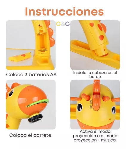 PROYECTOR DE DIBUJOS CON PIZARRA PARA NIÑOS