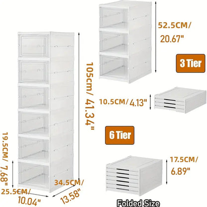 Caja de zapatos plegables